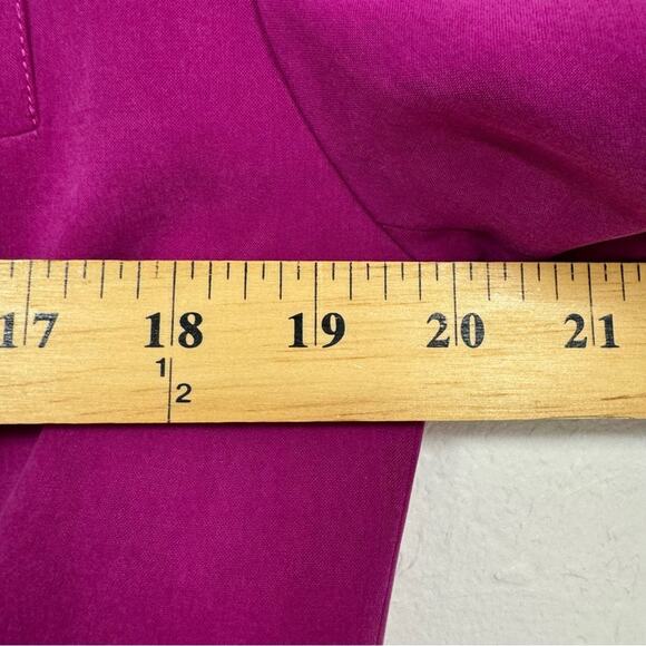 Vintage Classiques Entier Magenta Pink Silk Blazer Jacket Womens S Oversized - Picture 6 of 11
